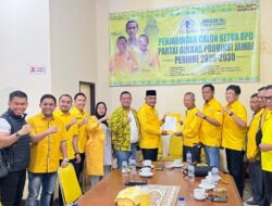 Agus Rubiyanto Daftar Jadi Ketua Golkar Jambi, Boyong 15 Dukungan Suara.