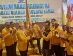 CE Terpilih Aklamasi, Kembali Pimpin Golkar Jambi Periode 2025-2030