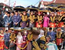 Bupati Monadi Terima Gelar Adat Di Kenduri Sko Kemantan