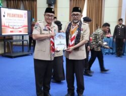 Wako Alfin Terima Lencana Pancawarsa, Dilantik Sebagai Kamabicab Gerakan Pramuka Sungai Penuh