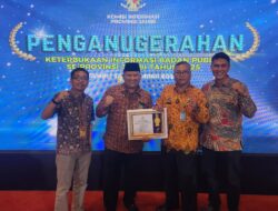Nilai Tertinggi, PA Muara Bulian Kelas I B Raih Predikat “Informatif” dari KI Prov. Jambi