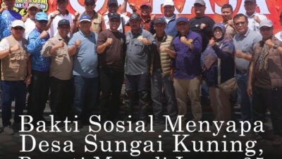 Bupati Kerinci Lepas Bakti Sosial IOX Raja 2026 di Dermaga Danau Kerinci