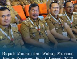 Bupati Kerinci Hadiri Rakornas Pemerintah Pusat dan Daerah 2026 di Bogor