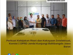 Perkuat Kebijakan Riset dan Kekayaan Intelektual, Komisi I DPRD Jambi Kunjungi Balitbangda Jawa Barat
