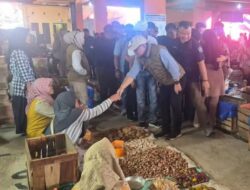 Wako Alfin Pantau Pasar Tanjung Bajure Pasca Penataan, Serap Aspirasi Pedagang dan Pengunjung