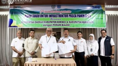 Pemkab Kerinci dan BULOG Tandatangani NPHD untuk Perkuat Ketahanan Pangan