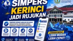 Inovasi Digital Diskominfo Kerinci Jadi Rujukan Pemerintah Daerah, Aplikasi SIMPERS Permudah Layanan Kerja Sama Media