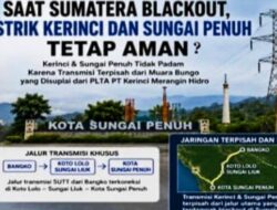 Kerinci dan Sungai Penuh Tetap Terang Saat Blackout Sumatera, PLTA KMH Jadi Penopang Utama