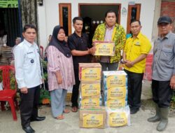 DPD Golkar dan Anggota Fraksi Salurkan Bantuan untuk Korban Kebakaran di Kampung Dalam