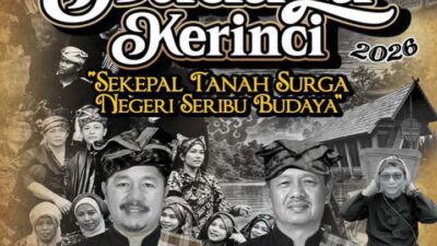 Festival Budaya Kerinci 2026 Digelar 22–25 Oktober, Hadirkan Beragam Atraksi Budaya
